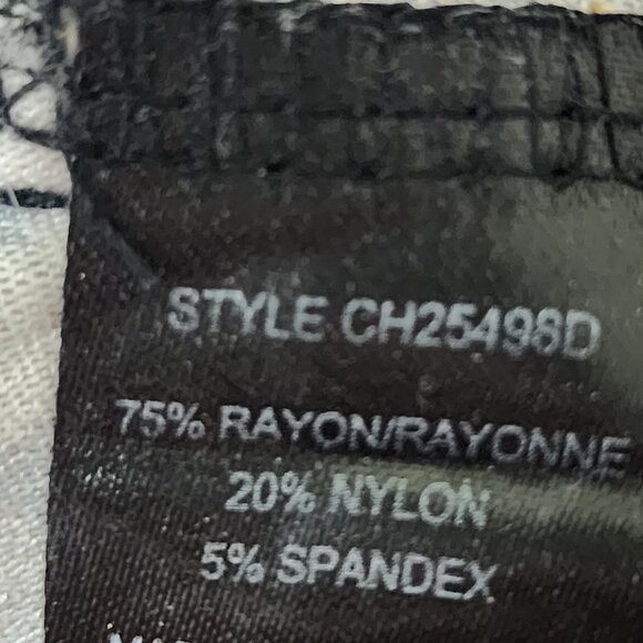 Jules & Leopold Geometric Print High Rise Pull On Wide Leg Crop Pants - Picture 7 of 7